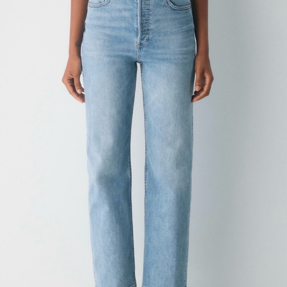 Denim Forum The Arlo High Rise Straight Jeans - Size 25W 28L